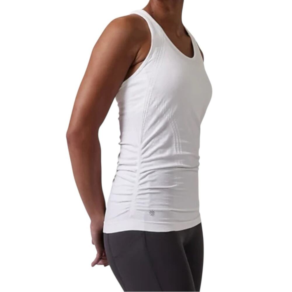 Athleta Speedlight White Seamless Tank SMALL